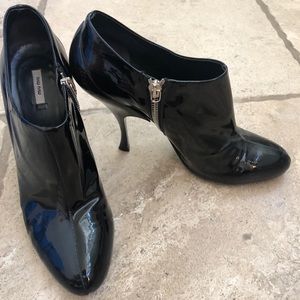 Patent Leather Booties